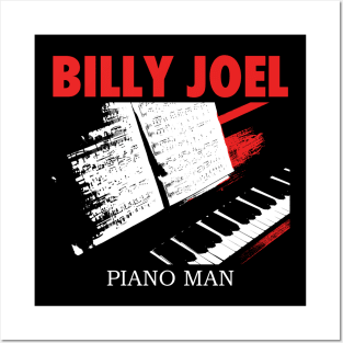 Piano Man Billy Joel music Posters and Art